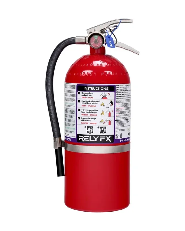 RELYfx P10PK-HF 10 lb Purple K high-flow fire extinguisher